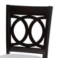 Carson Modern and Contemporary Grey Fabric Upholstered and Espresso Brown Finished Wood 2-Piece Bar Stool Set FredCo
