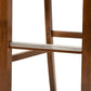 Carson Modern and Contemporary Grey Fabric Upholstered and Walnut Brown Finished Wood 2-Piece Bar Stool Set FredCo