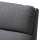 Casanova Mid-century Modern Grey Fabric Upholstered Lounge Chair FredCo