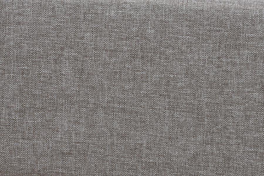 Casol Mid-Century Modern Transitional Grey Fabric Upholstered Full Size Platform Bed FredCo