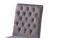Caspera Contemporary Glam and Luxe Grey Velvet Fabric and Silver Metal 2-Piece Dining Chair Set FredCo