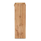 Caspian Modern and Contemporary Two-Tone Grey and Oak Brown Finished Wood Shoe Cabinet FredCo