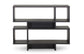 Cassidy 4-Level Dark Brown Modern Bookshelf FredCo