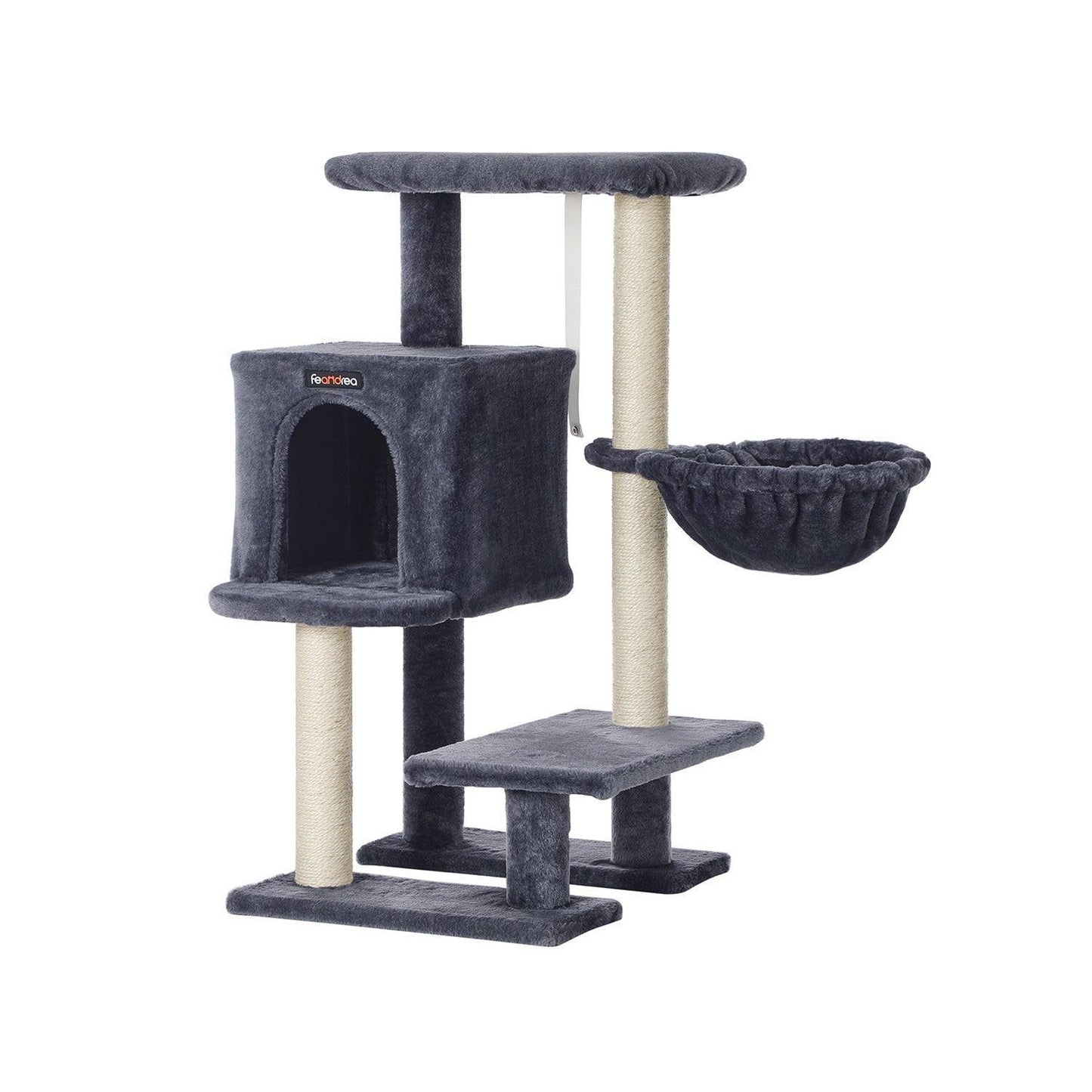 Cat Condo with Bed & Hammock, Gray FredCo