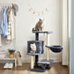 Cat Condo with Bed & Hammock, Gray FredCo