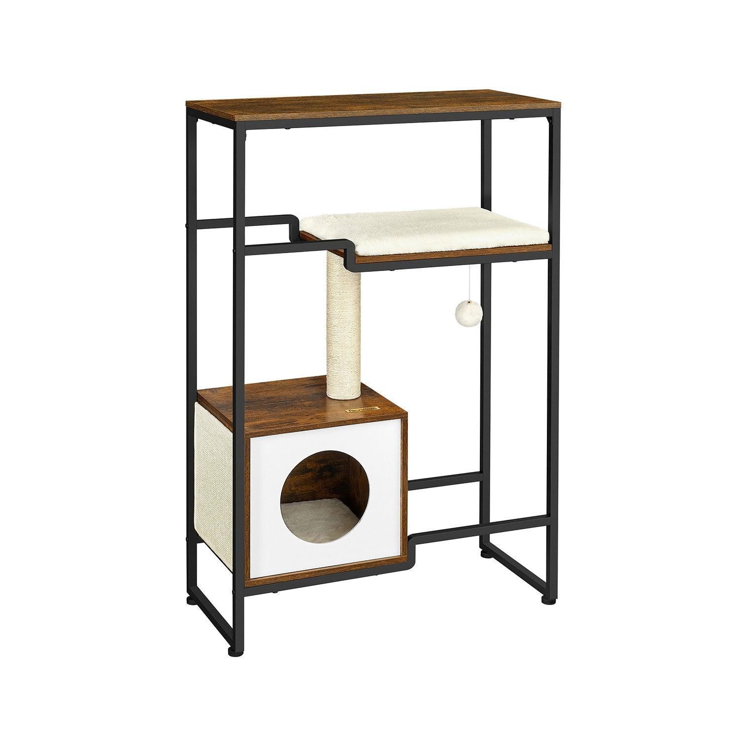 Cat Furniture with Storage, Rustic Brown FredCo