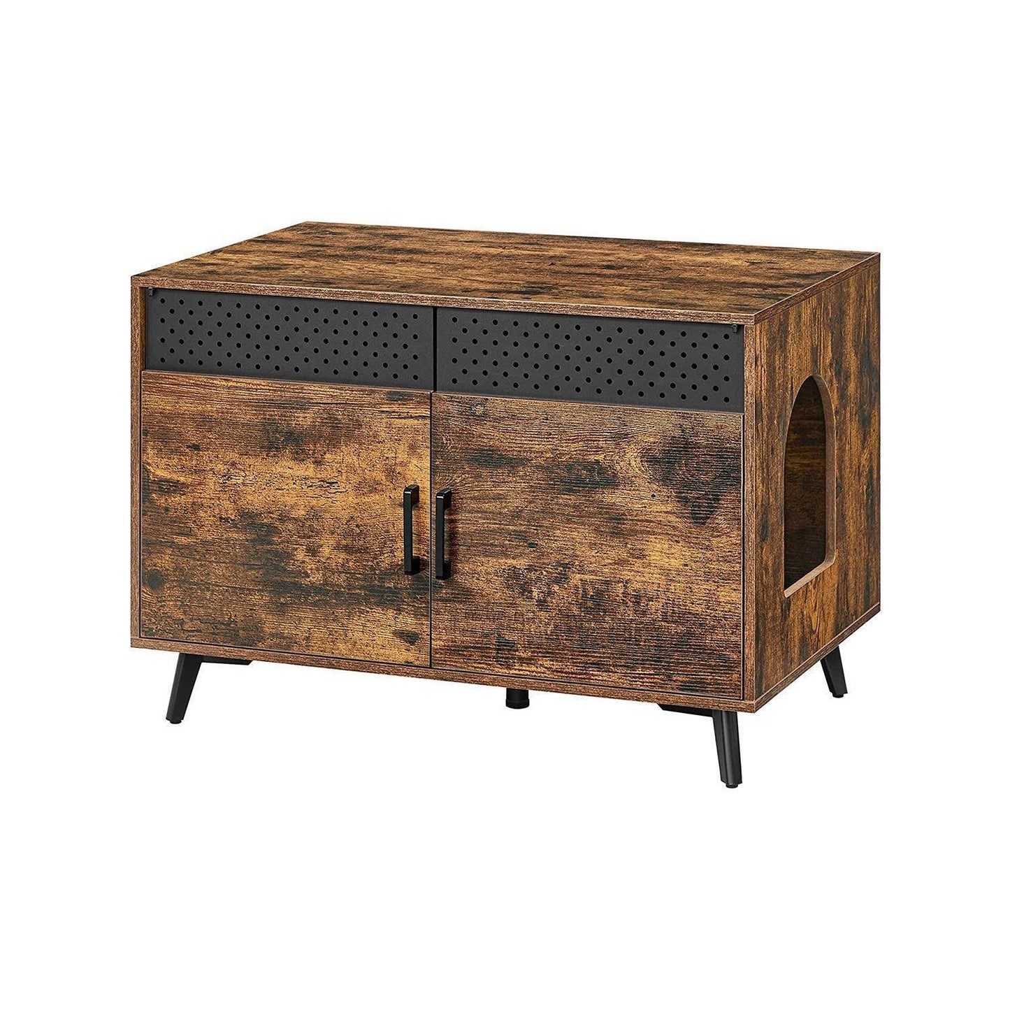 Cat Litter Box Enclosure, Rustic Brown FredCo