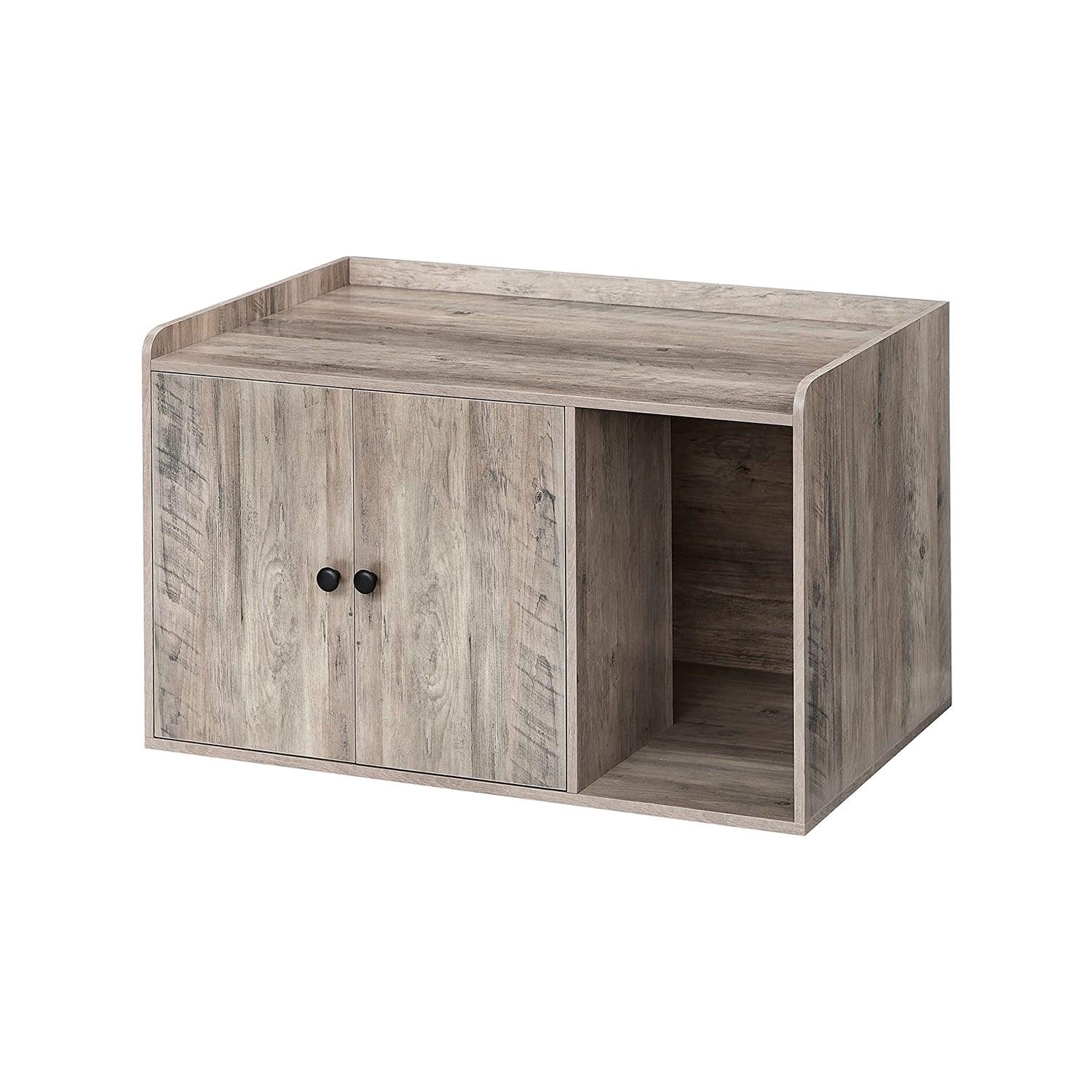 Cat Litter Box Furniture Gray 34" FredCo