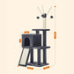 Cat Tower with 3 Pompom Sticks, Kitten FredCo