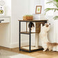Cat Tree and End Table Rustic Brown FredCo
