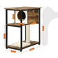 Cat Tree and End Table Rustic Brown FredCo