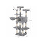 Cat Tree Light Gray 65" tall FredCo