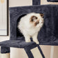 Cat Tree Smoky Gray 81.1-Inch Tall FredCo