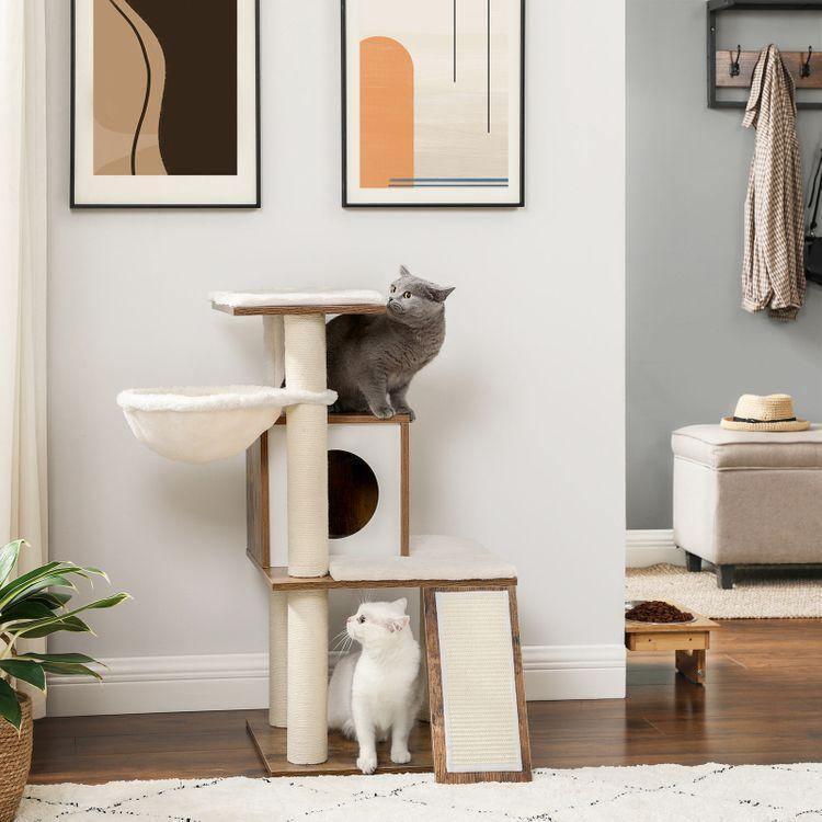 Cat Tree Walnut Color FredCo