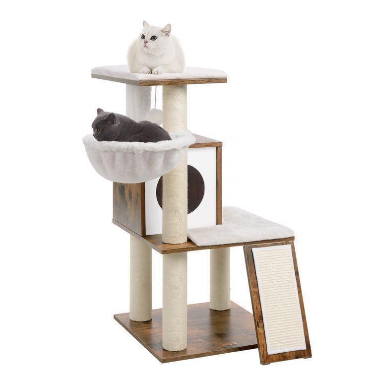 Cat Tree Walnut Color FredCo