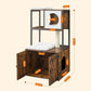 Cat Tree with Litter Box Enclosure, 2-in-1 FredCo
