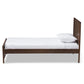 Catalina Modern Classic Mission Style Brown-Finished Wood Twin Platform Bed FredCo