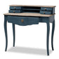 Celestine French Provincial Blue Spruce Finished Wood Accent Writing Desk FredCo