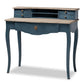 Celestine French Provincial Blue Spruce Finished Wood Accent Writing Desk FredCo