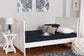 Ceri Classic and Traditional White Finished Wood Full Size Daybed FredCo
