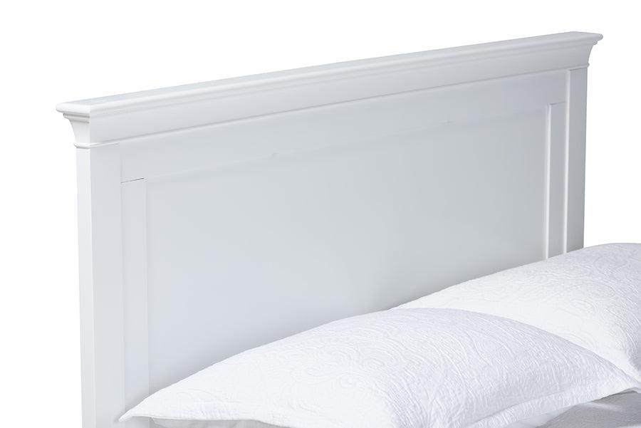 Ceri Classic and Traditional White Finished Wood Full Size Daybed FredCo