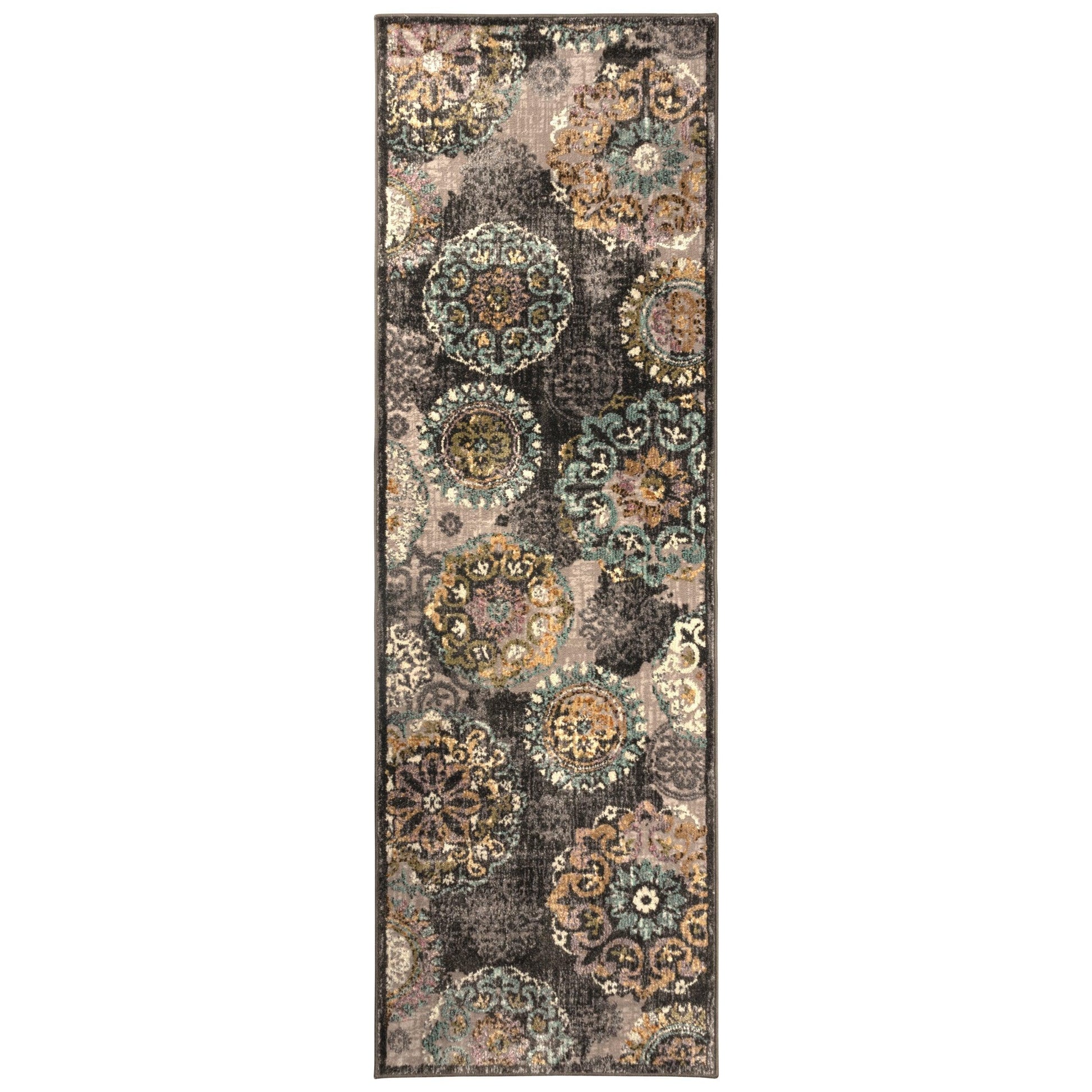 Ceyone Contemporary Floral Rug FredCo