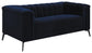 Chalet 3-piece Tuxedo Arm Living Room Set Blue 509211-S3 Coaster FredCo