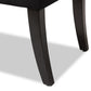 Chandelle Luxe and Contemporary Black Velvet Upholstered Bench FredCo
