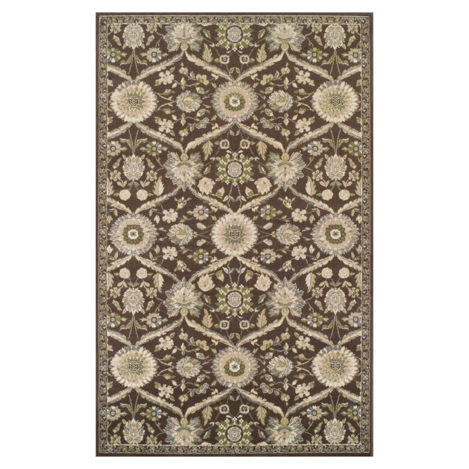 Chandler Vintage Transitional Floral Damask Rug FredCo