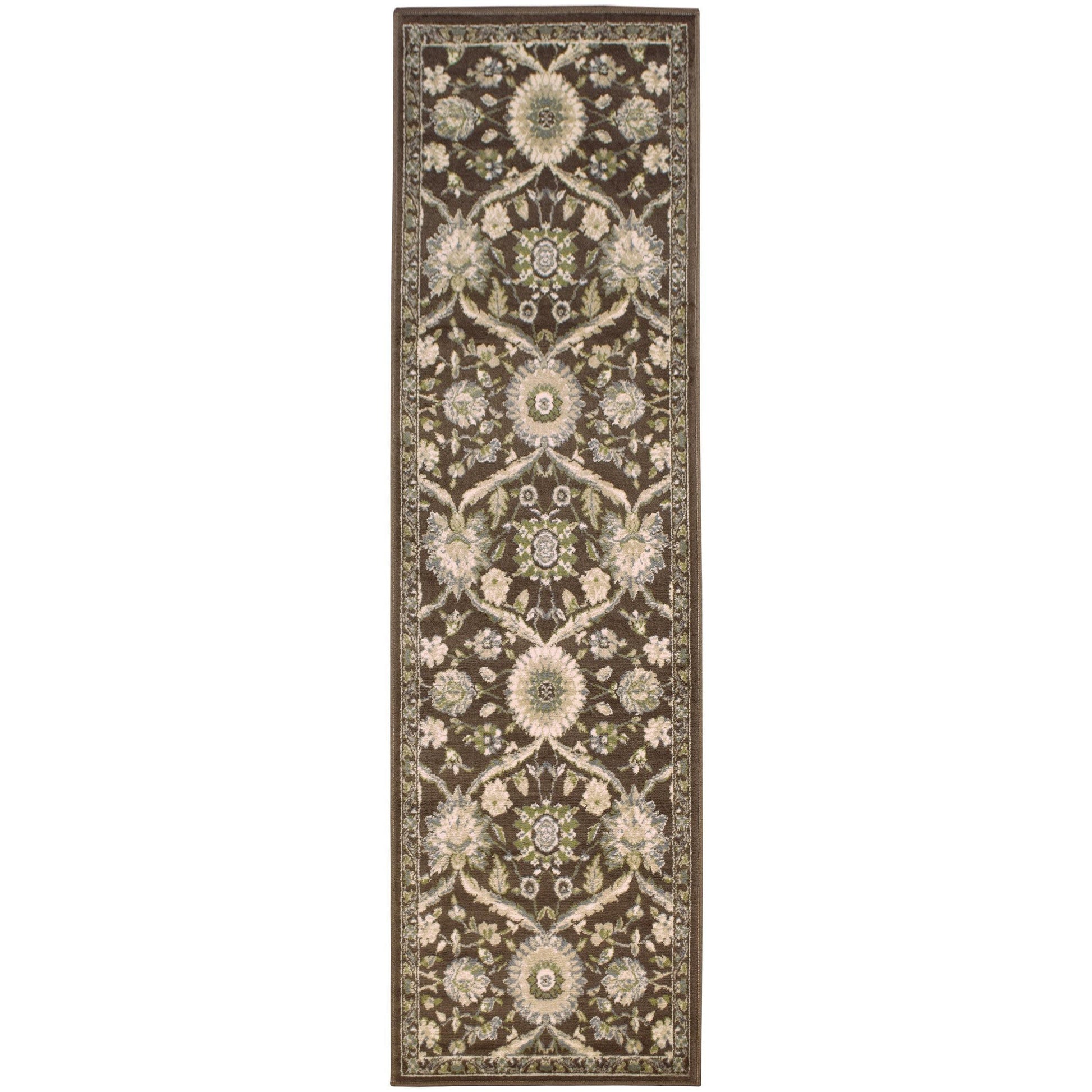 Chandler Vintage Transitional Floral Damask Rug FredCo