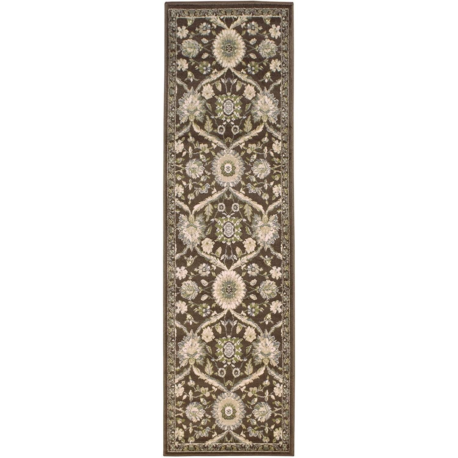 Chandler Vintage Transitional Floral Damask Rug FredCo