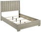 Channing Rectangular Bedroom Set Rough Sawn Grey Oak Coaster Eastern King, 4 Piece FredCo
