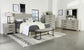 Channing Rectangular Bedroom Set Rough Sawn Grey Oak Coaster Queen, 4 Piece FredCo