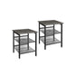 Charcoal Gray Side Tables FredCo