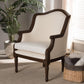 Charlemagne Traditional French Accent Chair- FredCo