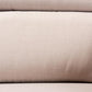 Charlotte Modern Classic Mission Style Taupe Fabric Upholstered Walnut Brown Finished Wood 2-Seater Loveseat FredCo