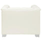 Chaviano Upholstered Tufted Living Room Set Pearl White 505391-S3 Coaster FredCo