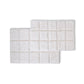Checkered 100% Combed Cotton Non-Skid 2-Piece Bath Rug Set FredCo
