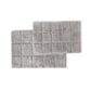 Checkered 100% Combed Cotton Non-Skid 2-Piece Bath Rug Set FredCo