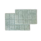 Checkered 100% Combed Cotton Non-Skid 2-Piece Bath Rug Set FredCo