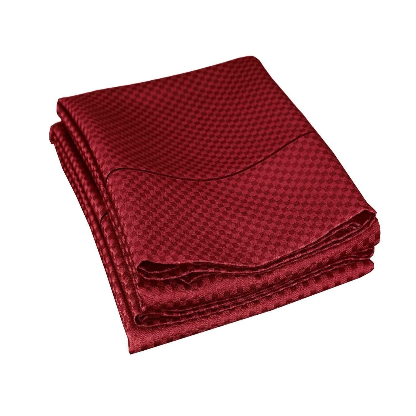 Checkered 800-Thread-Count Pillowcases Set, Cotton Blend, 7 Colors FredCo