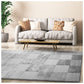 Checkered Modern Hand-Woven Viscose Rug FredCo