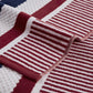 Checkered Stripes 100% Cotton Oversized Beach Towel FredCo
