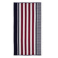 Checkered Stripes 100% Cotton Oversized Beach Towel FredCo