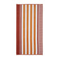 Checkered Stripes 100% Cotton Oversized Beach Towel FredCo