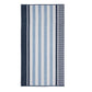 Checkered Stripes 100% Cotton Oversized Beach Towel FredCo