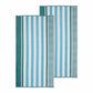 Checkered Stripes 100% Cotton Oversized Beach Towel FredCo