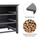Chest of 3 Drawers Gray FredCo