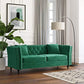 Chesterfield Velvet Couch Emerald FredCo