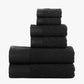 Chevron 100% Combed Cotton 550 GSM Jacquard Weave 6-Piece Towel Set FredCo